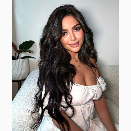 Emily (Silky Straight) -  InVisiRoot® Clip-ins (AKA TrueRoot™ Clip-ins)