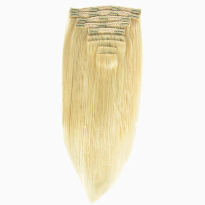 Blonde - Silky Straight - InVisiRoot® Clip-ins (AKA TrueRoot™ Clip-ins)