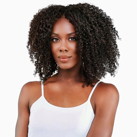 Nicole - 4A Kinky Curly -  InVisiRoot® Clip-ins (AKA TrueRoot™ Clip-ins)