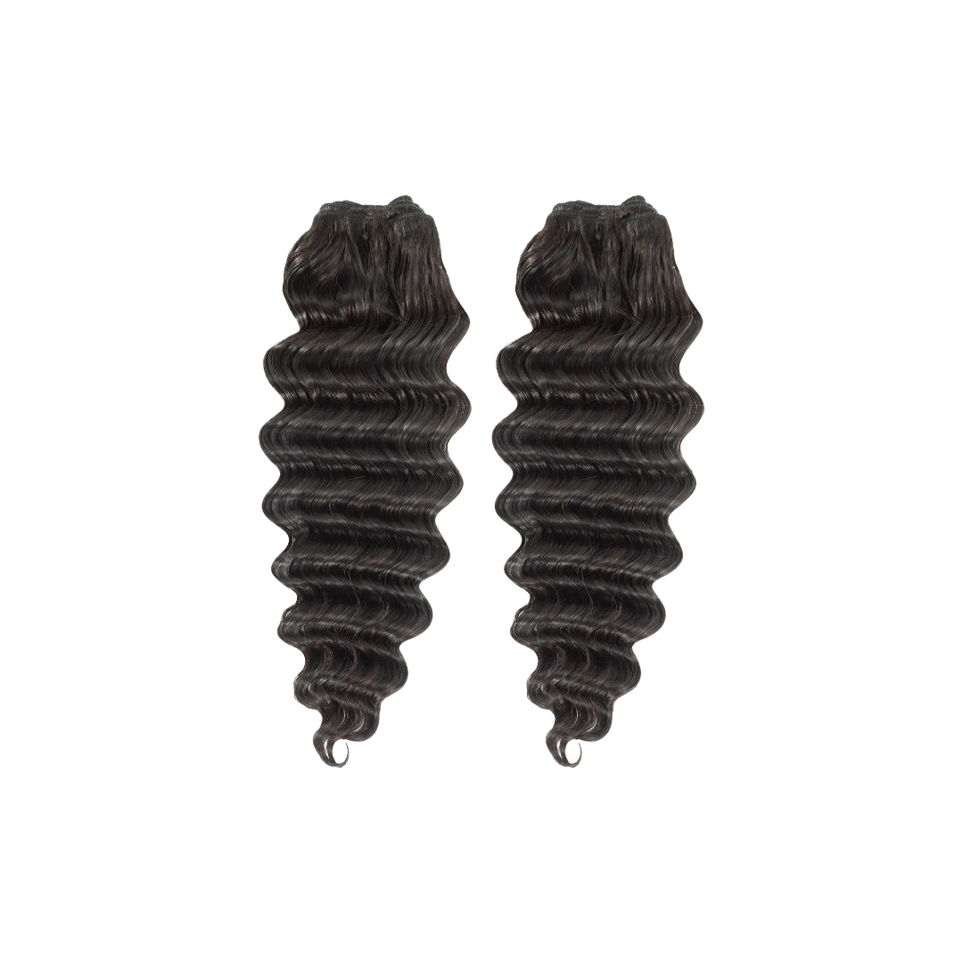 2 Weft Bundle: Dominique Deep Body Wavy - Traditional Weft Bundles