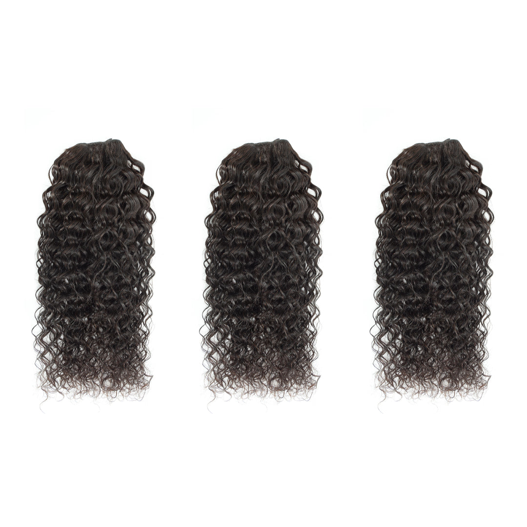3 Weft Bundle: Nia - Soft Curly Wavy - Traditional Weft Bundles