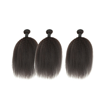 3 Weft Bundle: Jada - Kinky Straight - Traditional Weft Bundles