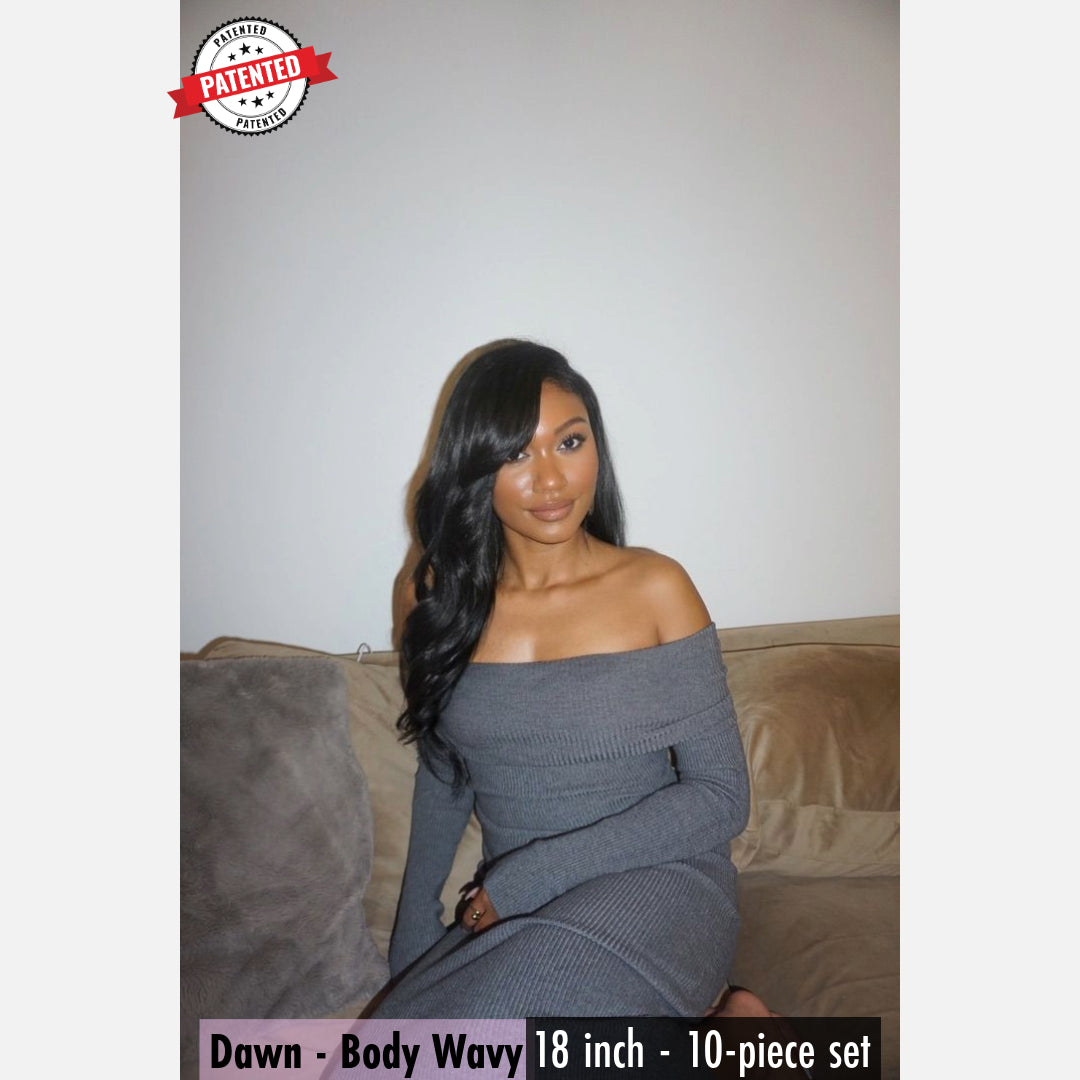 Dawn - Body Wavy -  InVisiRoot® Clip-ins (AKA TrueRoot™ Clip-ins)