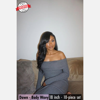 Dawn - Body Wavy -  InVisiRoot® Clip-ins (AKA TrueRoot™ Clip-ins)