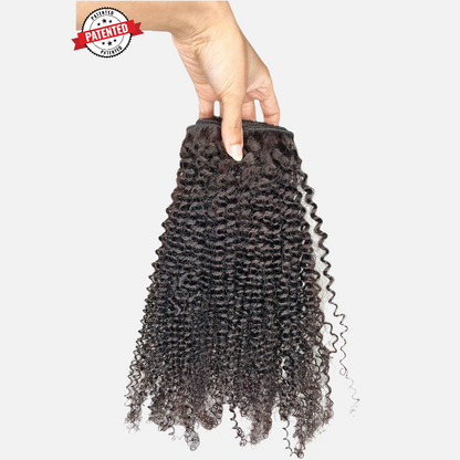 Nicole - 4A Kinky Curly -  InVisiRoot® Clip-ins (AKA TrueRoot™ Clip-ins)