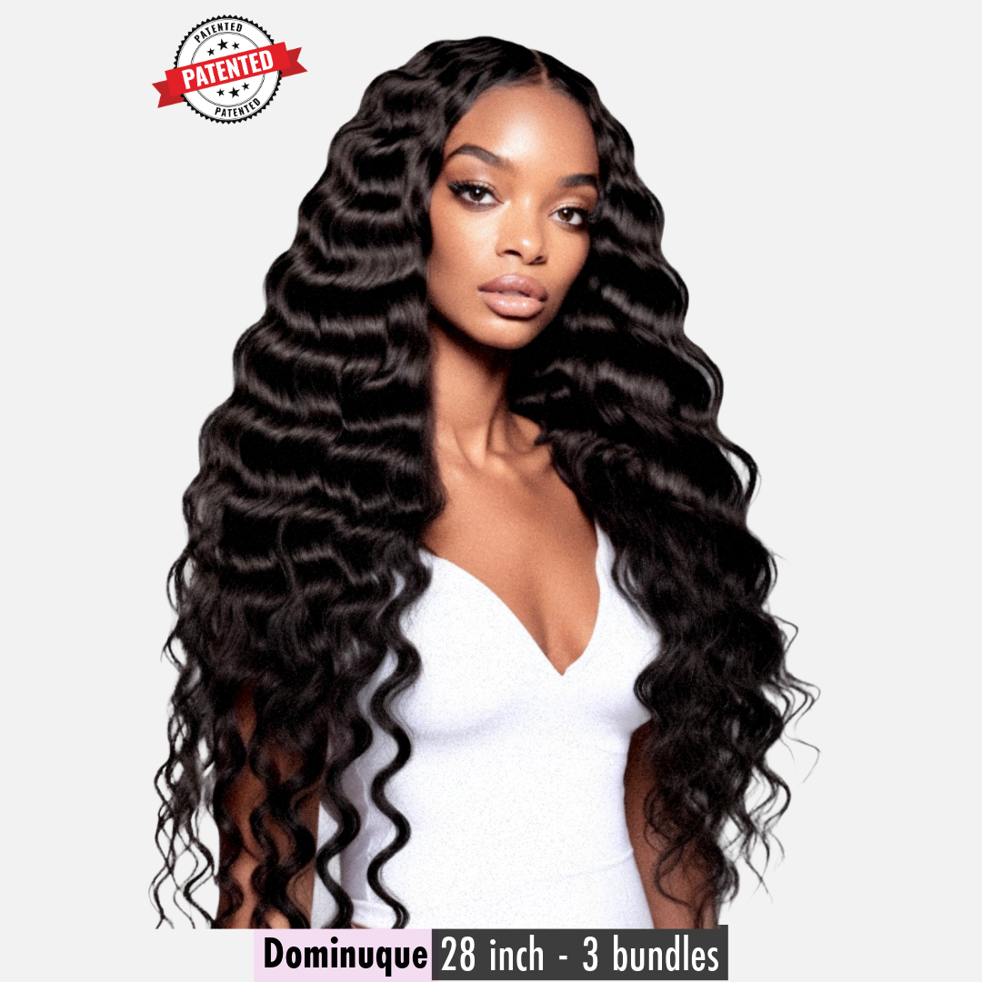 Dominique - Deep Body Wavy - InVisiRoot® Clip-ins (AKA TrueRoot™ Clip-ins)