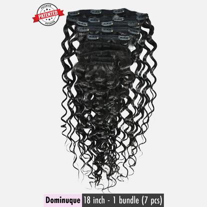Dominique - Deep Body Wavy - InVisiRoot® Clip-ins (AKA TrueRoot™ Clip-ins)