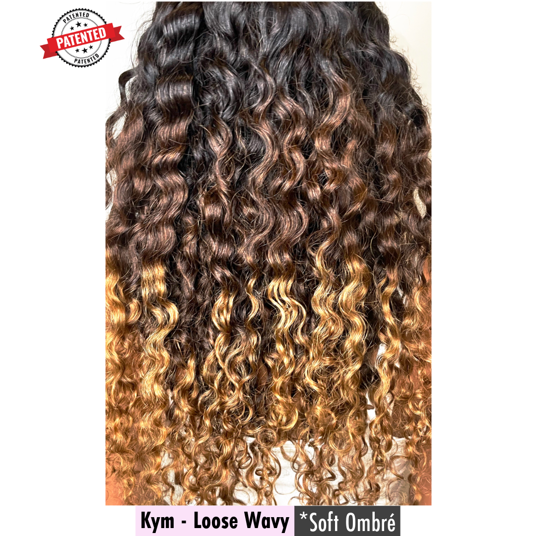 Kym - Loose Wavy - InVisiRoot® Clip-ins (AKA TrueRoot™ Clip-ins)