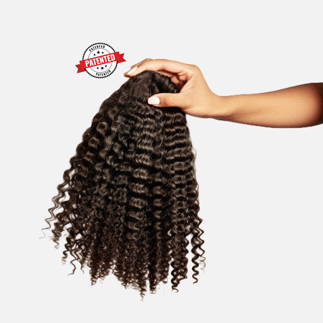 Kayla - 3C Loose Kinky Curly -  InVisiRoot® Clip-ins (AKA TrueRoot™ Clip-ins)