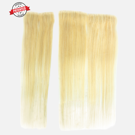 Blonde Silky Straight - InVisiRoot® Crown Pieces