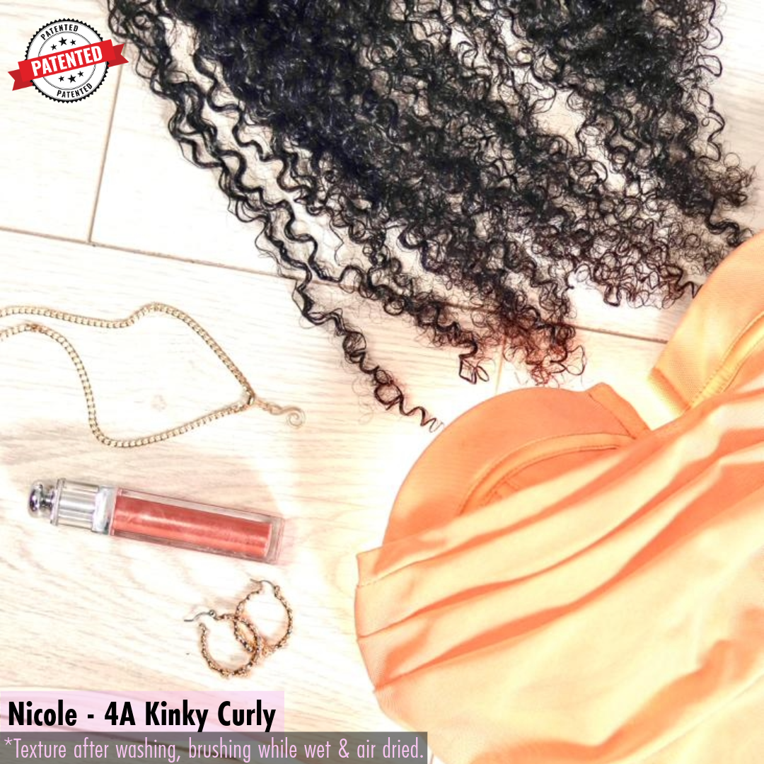 Nicole - 4a Kinky Curly - InVisiRoot® Thin-Part™️Wig
