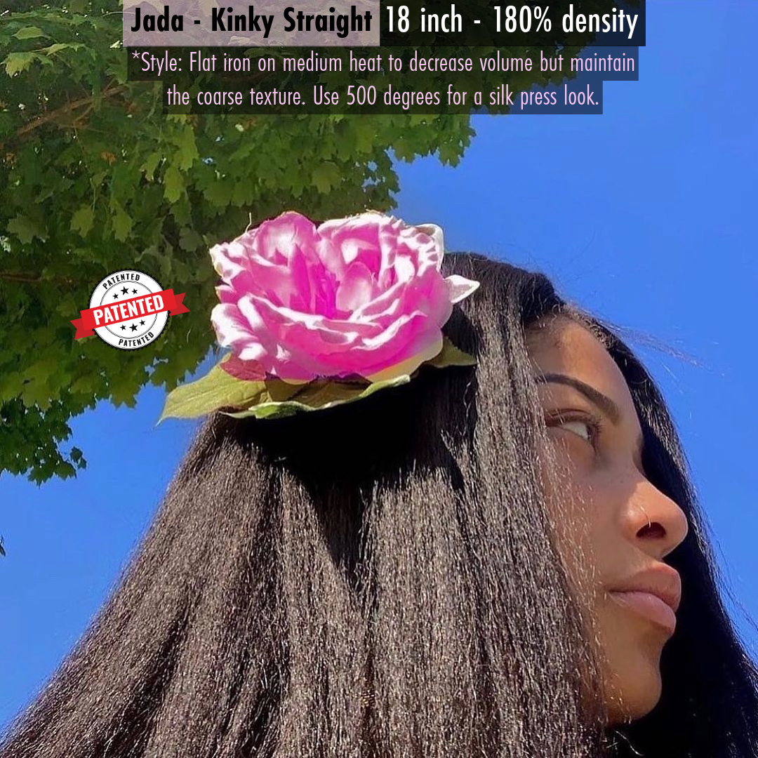 Jada - Kinky Straight - InVisiRoot® Thin-Part™️Wig