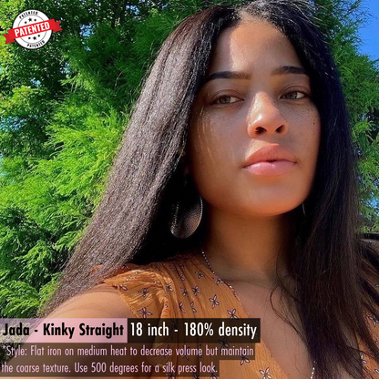 Jada - Kinky Straight - InVisiRoot® Thin-Part™️Wig