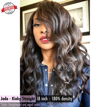Jada - Kinky Straight - InVisiRoot® Thin-Part™️Wig