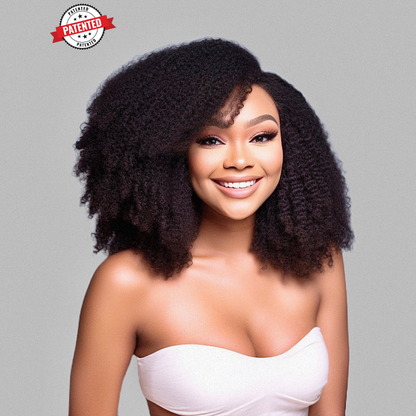 Jennifer - 4c Kinky Coily - InVisiRoot® Crown Pieces