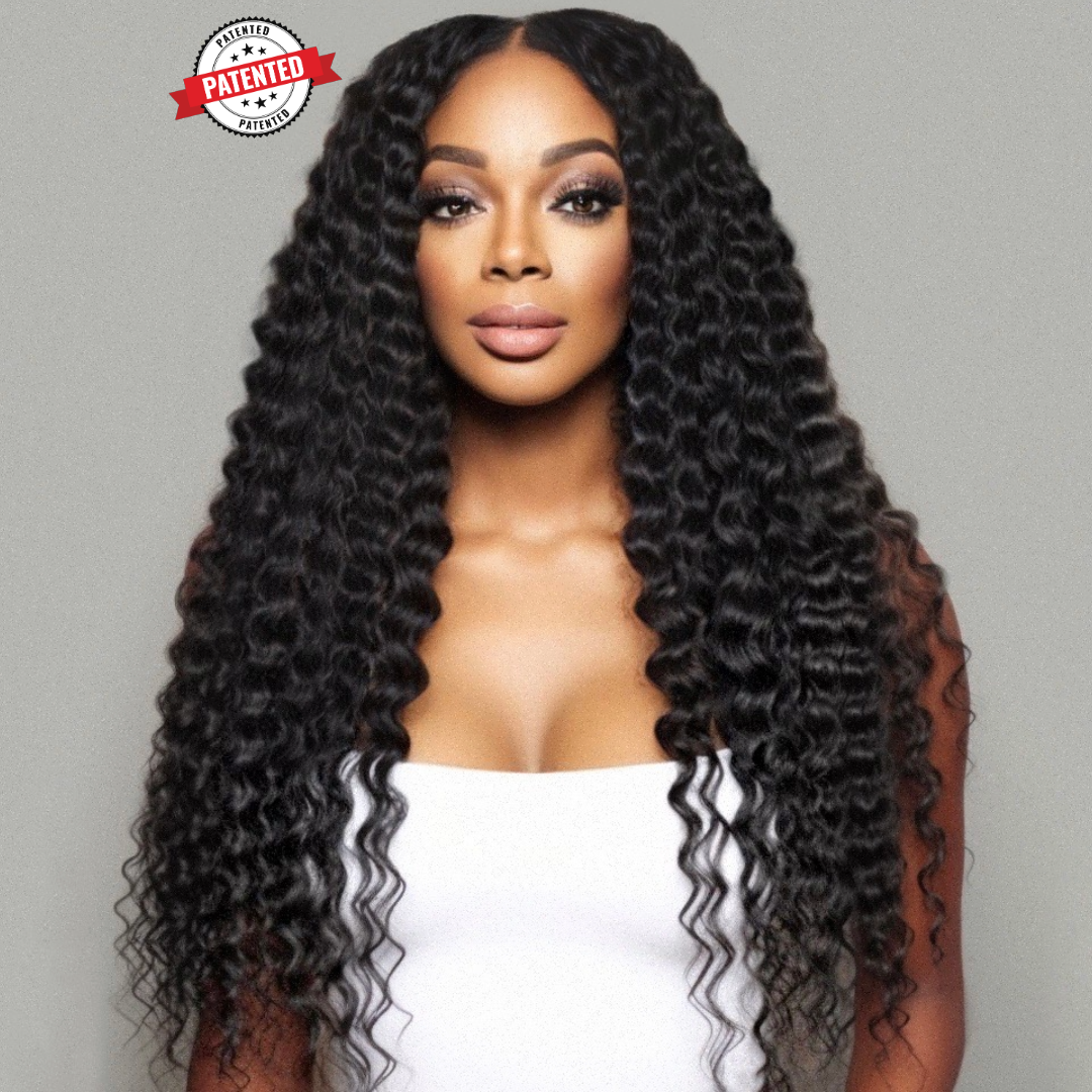 Nia - 3A Loose Curly - InVisiRoot® Clip-ins (AKA TrueRoot™ Clip-ins)