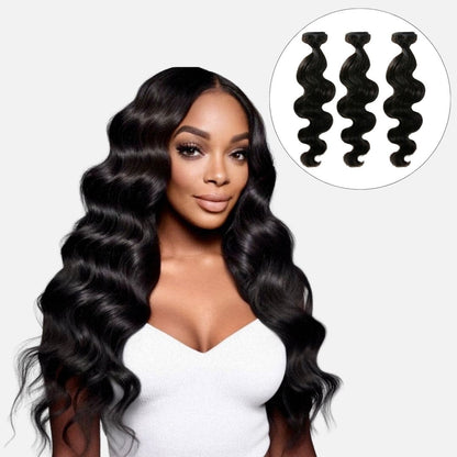 3 Weft Bundle: Dawn - Body Wavy - Traditional Weft Bundles
