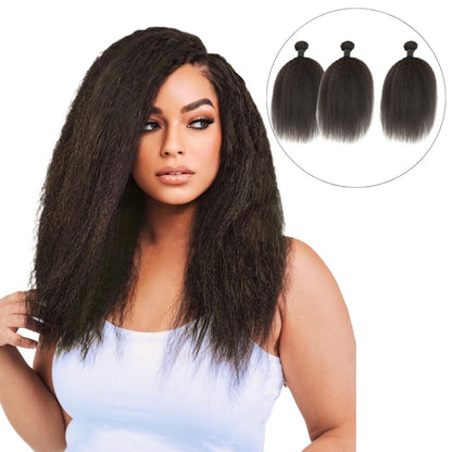 3 Weft Bundle: Jada - Kinky Straight - Traditional Weft Bundles