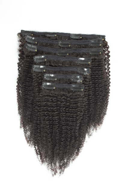Jennifer - 4C Kinky Coily - Traditional Weft Clip In Bundles