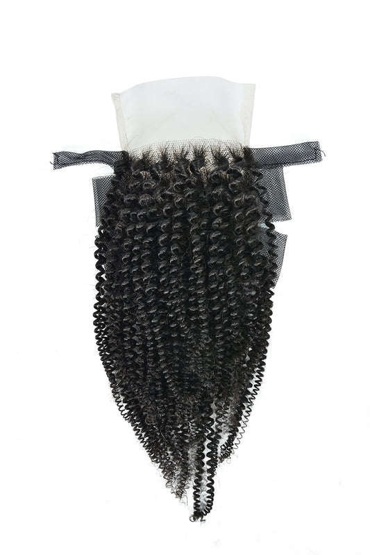 Jennifer - 4c Kinky Coily - Patented Lace Closure