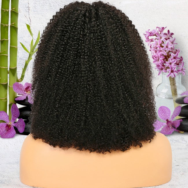 Nicole - (4a Kinky Curly) - 10 Minute Sew-in™️ U Part Wig & Optional InVisiRoot® Closure