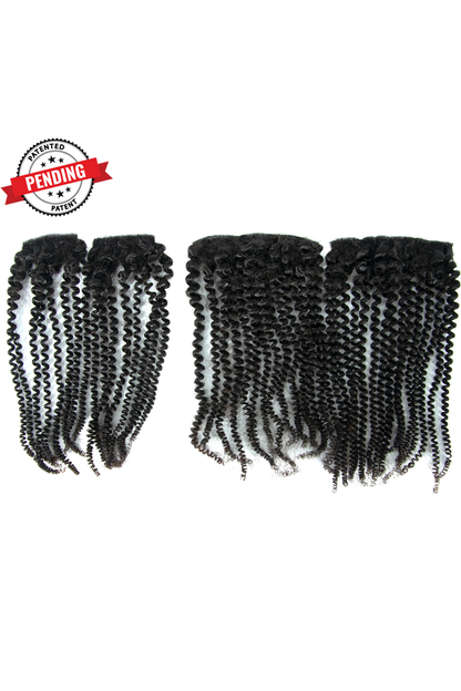 Jennifer - 4c Kinky Coily - InVisiRoot® Crown Pieces