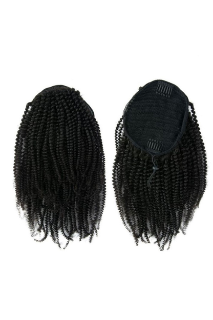 Jennifer - 4c Kinky Coily - Drawstring Ponytail