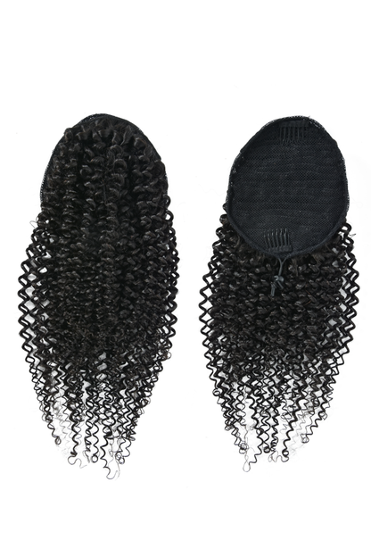 Kayla - 3c Loose Kinky Curly - Drawstring Ponytail