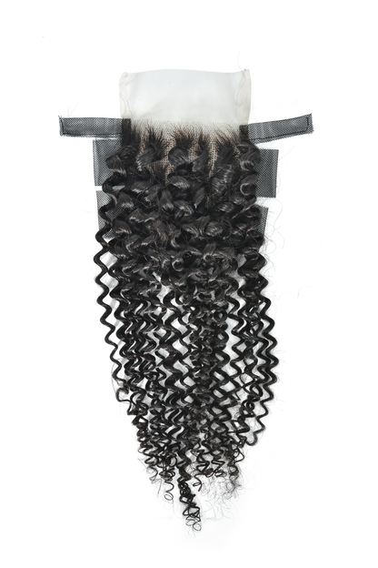 Kayla - 3c Loose Kinky Curly - Patented Lace Closure
