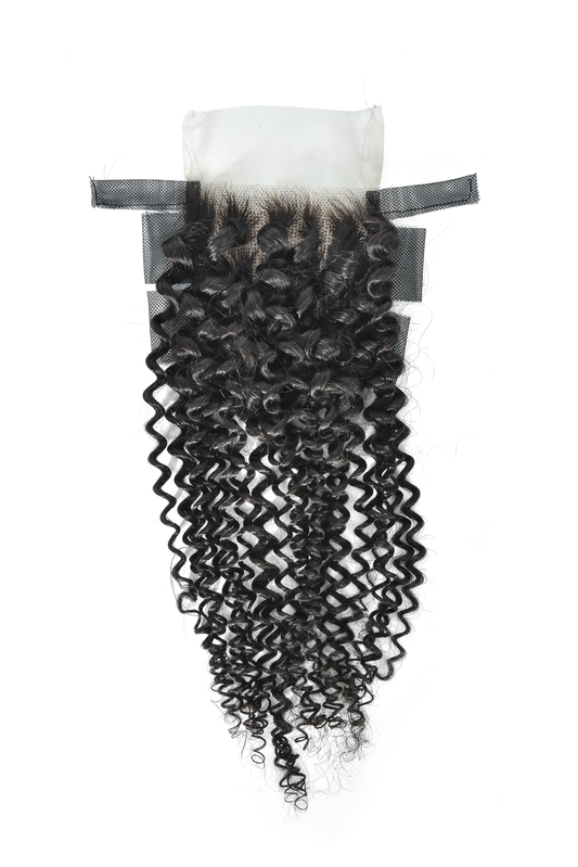 Kayla - 3c Loose Kinky Curly - Patented Lace Closure